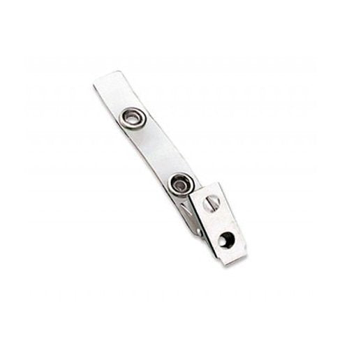 0E-BHEVS1-ADI PRO 2-3/4" x 3/8" Vinyl Badge Clips, Minimum Pack of 25