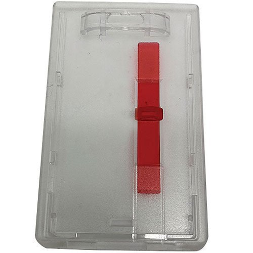0E-BHVERT4-ADI PRO Rigid Vertical Card Holder with Slide, Minimum Pack of 25