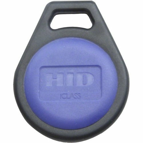 2050PNNSN-HID iCLASS Key II 205x 2K/2 Contactless Smart Key Fob, Programmed, Non-Matching Numbers, Minimum Pack of 100
