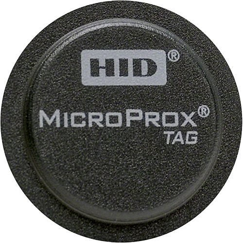HID 1391LGSMN MicroProx 1391 Proximity 125 kHz Adhesive Tag, Programmed, Matching Numbers, Minimum Pack of 100 ,No Logo, Gray,