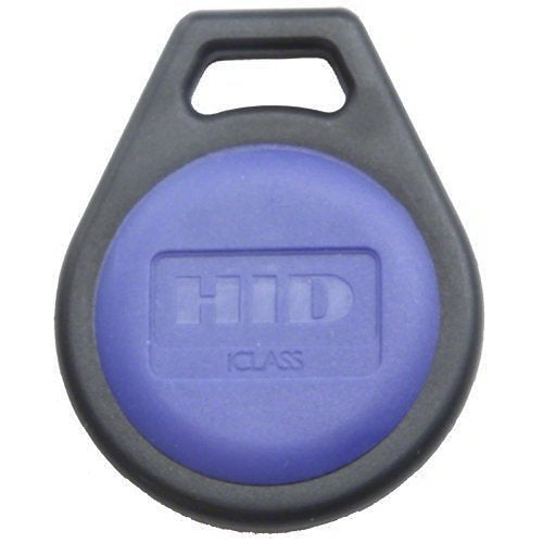 HID 2050PNNMN-PK25-110315 HID 2050PNNMN iCLASS Key II 205x 2K/2 Contactless Smart Key Fob, Programmed, Matching Numbers, Minimum Pack of 25, Black