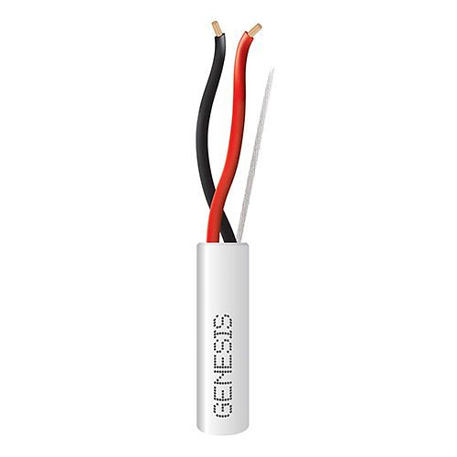 Genesis 31141112 18/2 Stranded Plenum Cable, Unshielded, CL3P, FPLP, CMP, FT6, 1000' (304.8m), REELEX Pull Box, Natural White