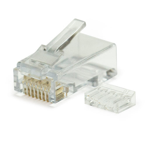 W Box Standard 2-Piece CAT 6 RJ45 Connectors (100 Pack) - 0E-CAT6PRNG