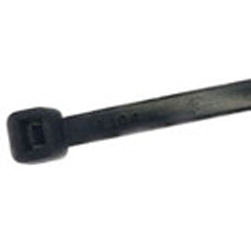 W Box 12" 50 Lb. Wire Ties Black - 500 Pack - 0E-WT12B5