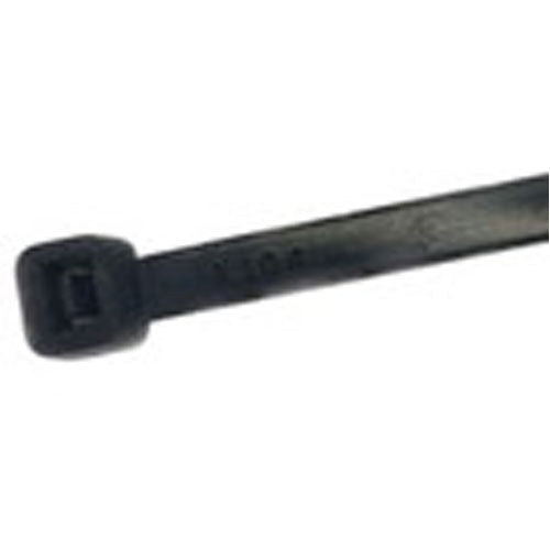 W Box 14" 50 Lb. Wire Ties Black - 500 Pack - 0E-WT14B5