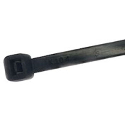 W Box 8" Wire Ties 50 Lb Black (100 Pack) - 0E-WT8B