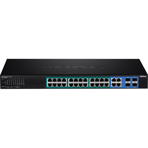 TRENDnet 28-Port Gigabit Web Smart PoE+ Switch - TPE-2840WS