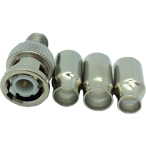 W Box BNC Universal Plug Crimp Connectors (10 Pack) - 0E-BNCCRIMPT