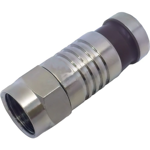 W Box F Plug Compression RG6 (10 Pack) - 0E-FC6TP