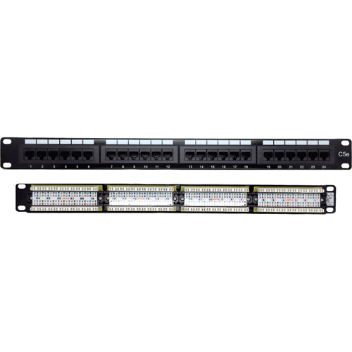 W Box Cat 5E 24 Port Patch Panel - 0E-C5EPP24