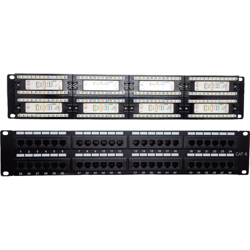 W Box Cat 6 Patch Panel 48 Port - 0E-C6PP48