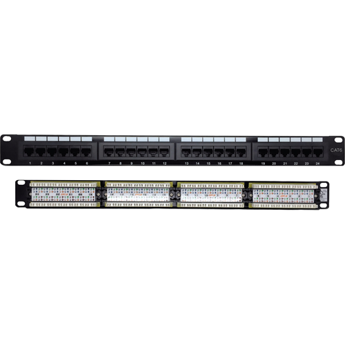 W Box Cat 6 Patch Panel 24 Port - 0E-C6PP24