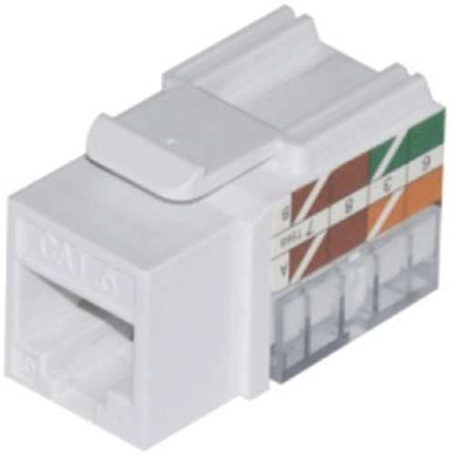 W Box CAT6 Keystone Jack Vertical 8P8C RJ45 White (2 Pack) - 0E-CAT6KEYWH