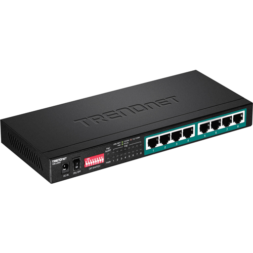 TRENDnet 8-Port Gigabit Long Range PoE+ Switch - TPE-LG80