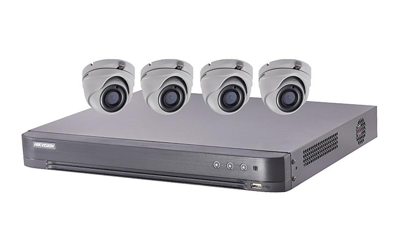 Hikvision 4x 5 MP Analog Camera Kit with 4-Channel DVR (1 TB HDD) - T7204U1TA4