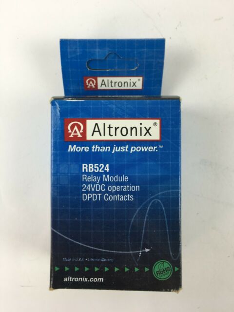 Altronix Relay Module 24VDC DPDT Contacts @ 5A - 220VAC/28VDC