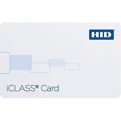 2000PGGMN-HID iCLASS 200x 2K/2 Printable Smart Card, Programmed, Glossy Front and Back, Matching Numbers, No Slot, Minimum Pack of 100