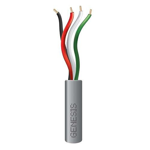 Genesis 21031109 22/4 Solid Riser Cable, Unshielded, CL3R, FPLR, CMR, FT4, Sunlight Resistant, 1000' (304.8 m), REELEX Pull Box, Gray (Replaces 11031109)