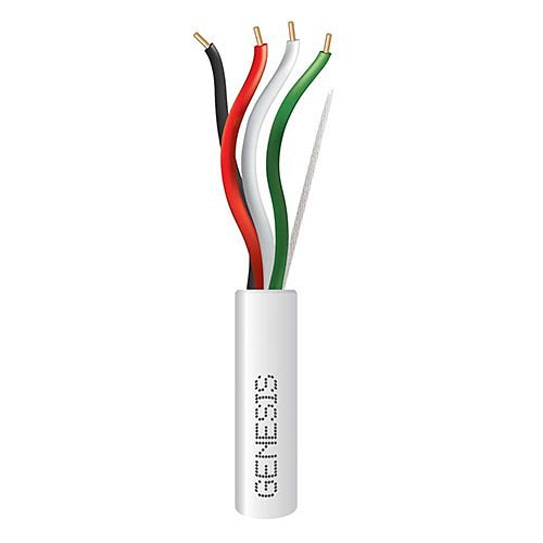 CAT5e Riser Cable, 24/4 Solid BC, Unshielded, UTP, CMR, Sunlight Resistant, 1000' (304.8m), REELEX Pull Box, White