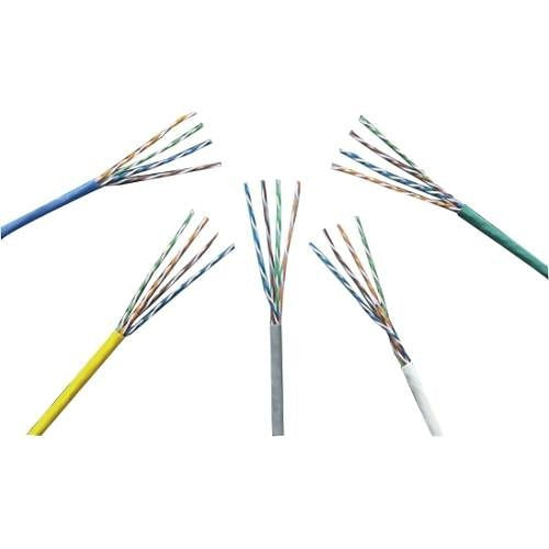 Genesis 50781106 CAT5e Riser Cable, 24/4 Solid BC, Unshielded, UTP, CMR, Sunlight Resistant, 1000' (304.8m), REELEX Pull Box, Blue