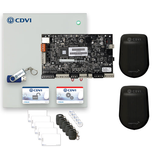 CDVI Atrium SOLAR Reader Kit - 2 Door - A22KITSB