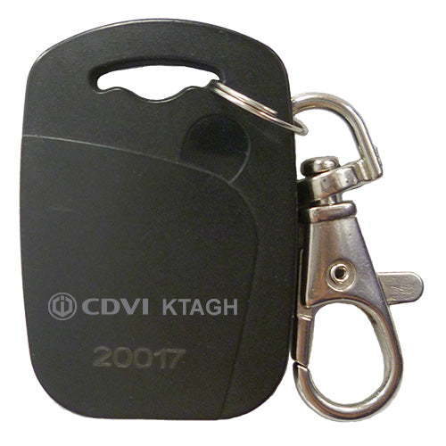 CDVI HID Black Key Ring Badge (25 Pack) - KTAGH25