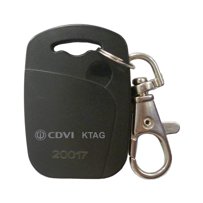 CDVI-KTAG25 Black Key Ring Badge, Minimum 25-Pack