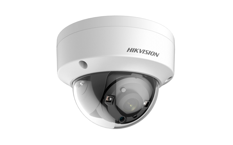 Hikvision 5 MP Outdoor Fixed Lens Ultra-Low Light Dome Camera - DS-2CE57H8T-VPITF