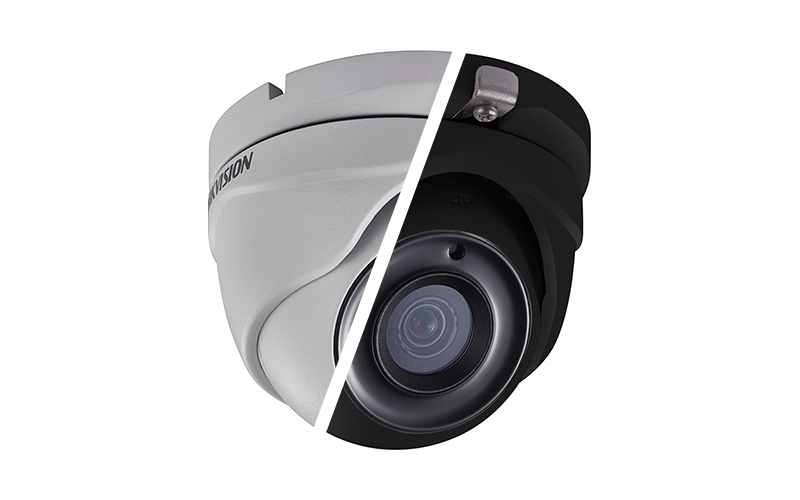 Hikvision 2 MP Outdoor Ultra-Low Light Turret Camera - DS-2CE76D3T-ITMFB (Black)